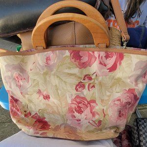 Fossil Floral purse